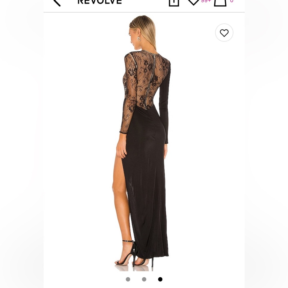 Gorgeous gown, much prettier on it.